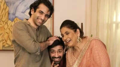 archana with sons