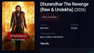 dhurandhar the revenge netf