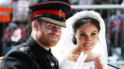 meghan markles wedding drama resurfaces as prince harry recalls finding her sobbing on the bathroom floor